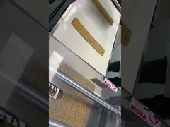 Cereal bar peanut brittle candy bar machine