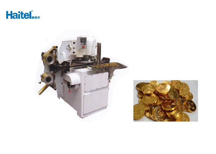 Automatische Münzen-Form-Schokoladen-Verpackmaschine mit hydrostatischer Druck-Satz